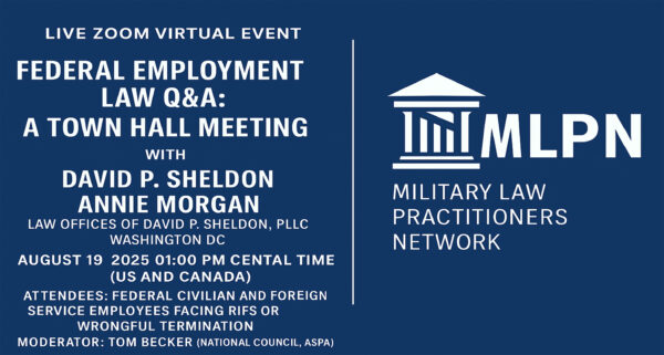 Federal Employment Town Hall Hosted by MLPN August 19, 2025