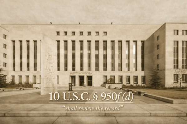 Jurisdiction Cannot Be Waived: New D.C. Circuit Filing Challenges CMCR’s Refusal to Review