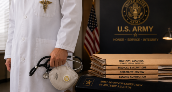Army Medical Officer Asks ABCMR to Correct Decades Old Disability Retirement Record