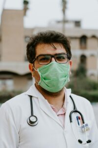 Doctor wearing a mask
